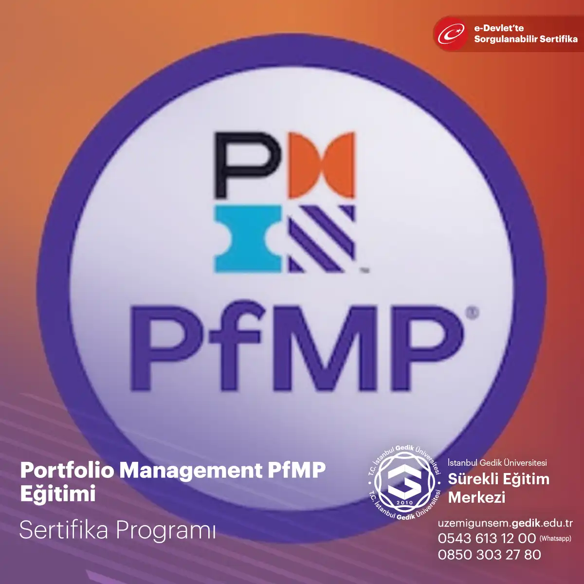 Portfolio Management PfMP Eğitimi 